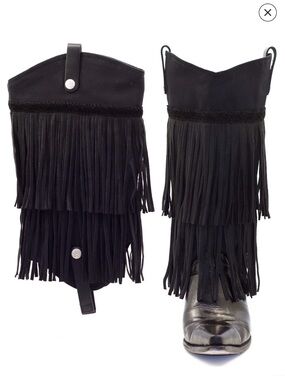 Boot Roxx Fringe Braided - Black